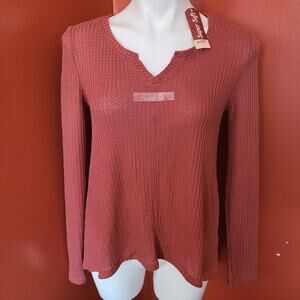 Arizona Jean Co Rust Colored Top NWT